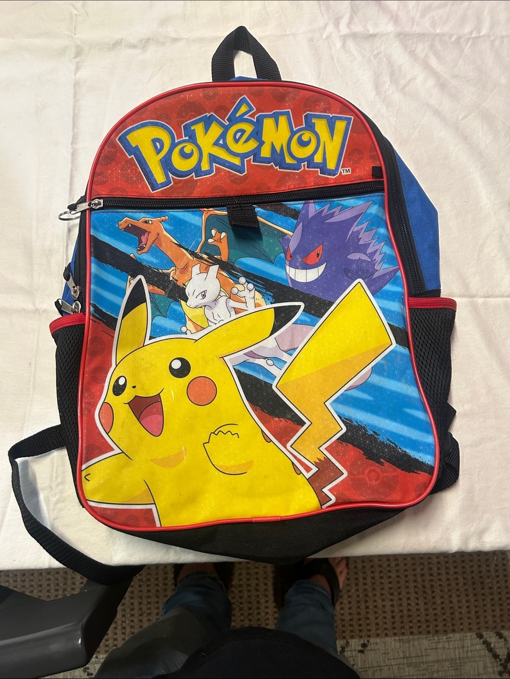 Pokemon Kids Backpack - Yellow, Red, Blue